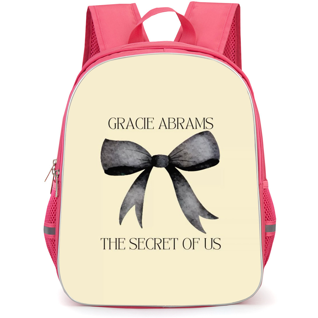 Gracie Abrams Backpack StudentPack - Gracie Abrams The Secret Of Us Vintage Hair Bow On Beige Background