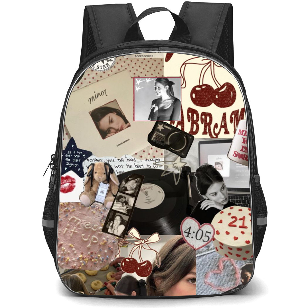 Gracie Abrams Backpack StudentPack - Gracie Abrams The Secret Of Us Collage Poster