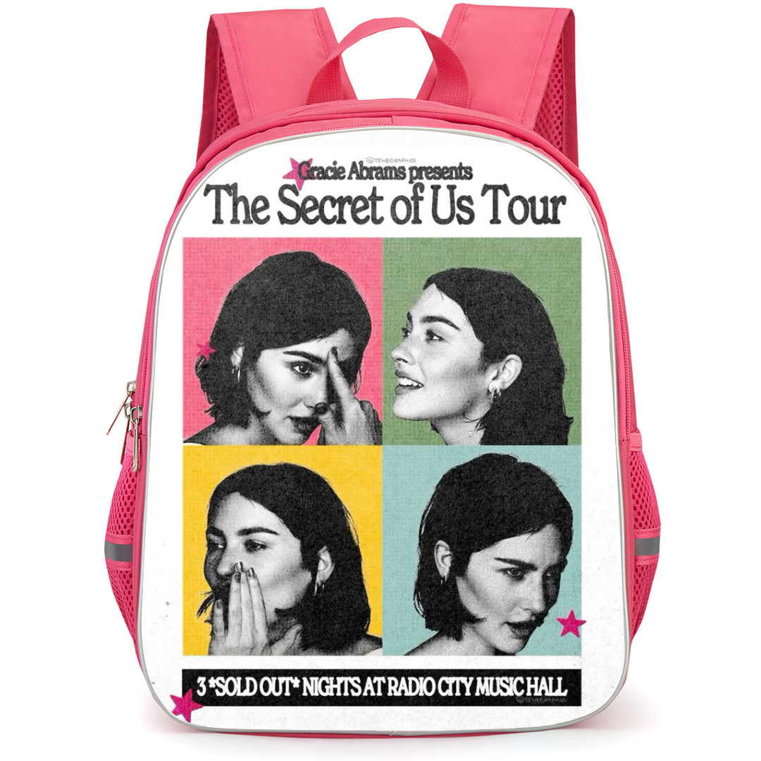 Gracie Abrams Backpack StudentPack - Gracie Abrams The Secret Of Us Tour Poster