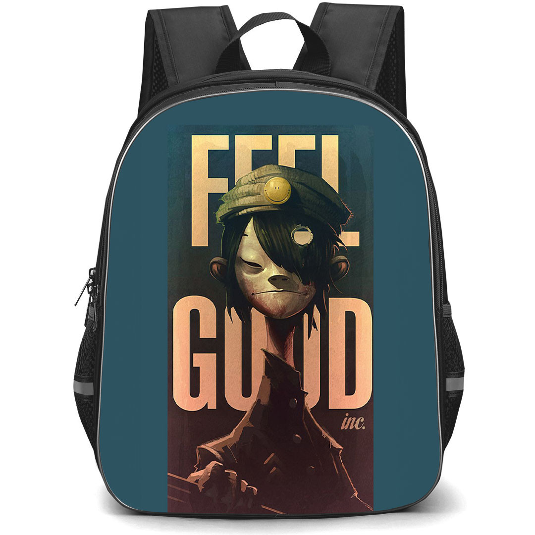 Gorillaz Backpack StudentPack - Gorillaz Feel Good Fan Art Poster