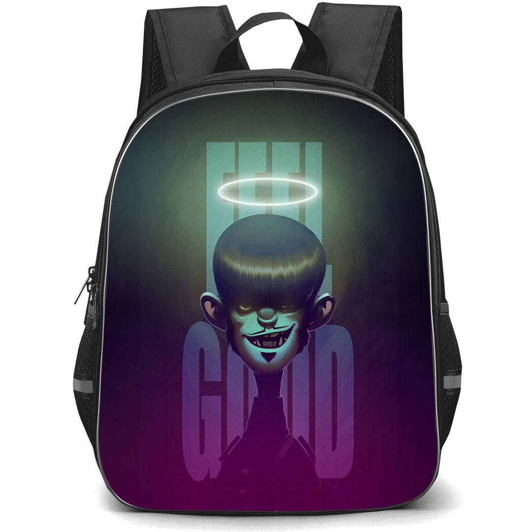 Gorillaz Backpack StudentPack - Gorillaz Feel Good Neon Effect Poster