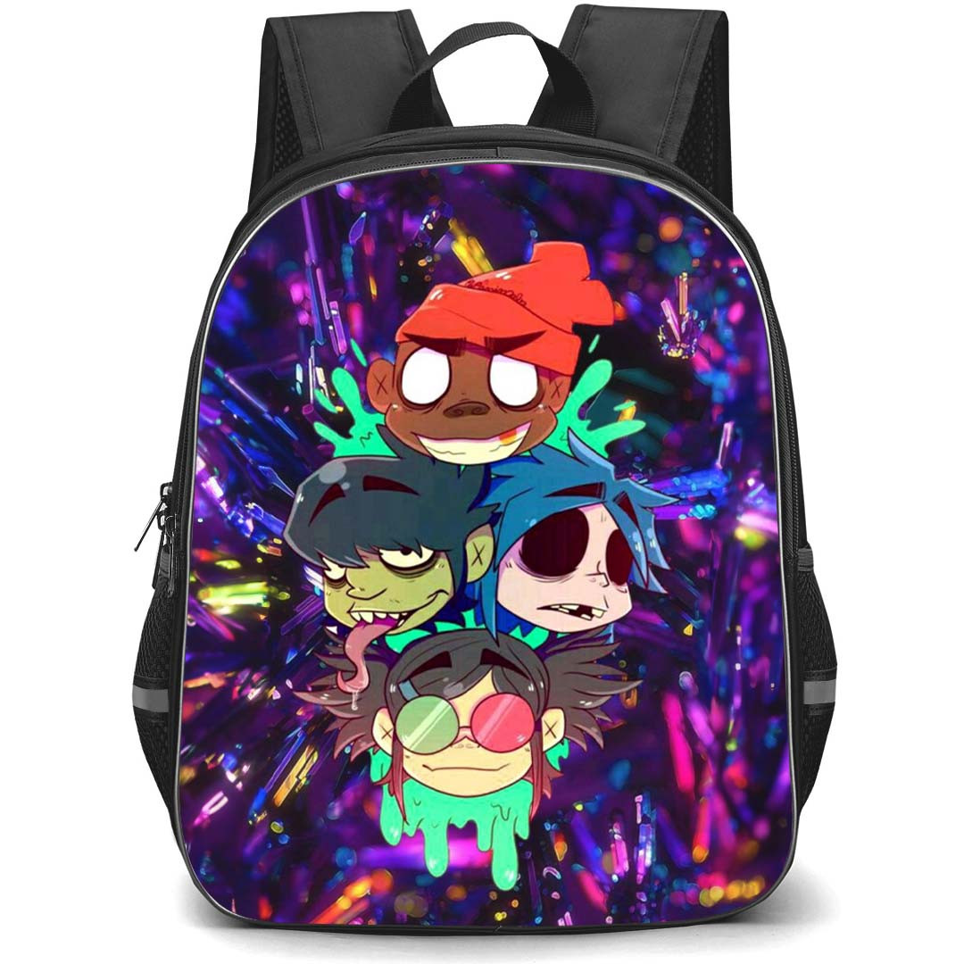 Gorillaz Backpack StudentPack - Gorillaz Murdoc Niccals Noodle Art Poster