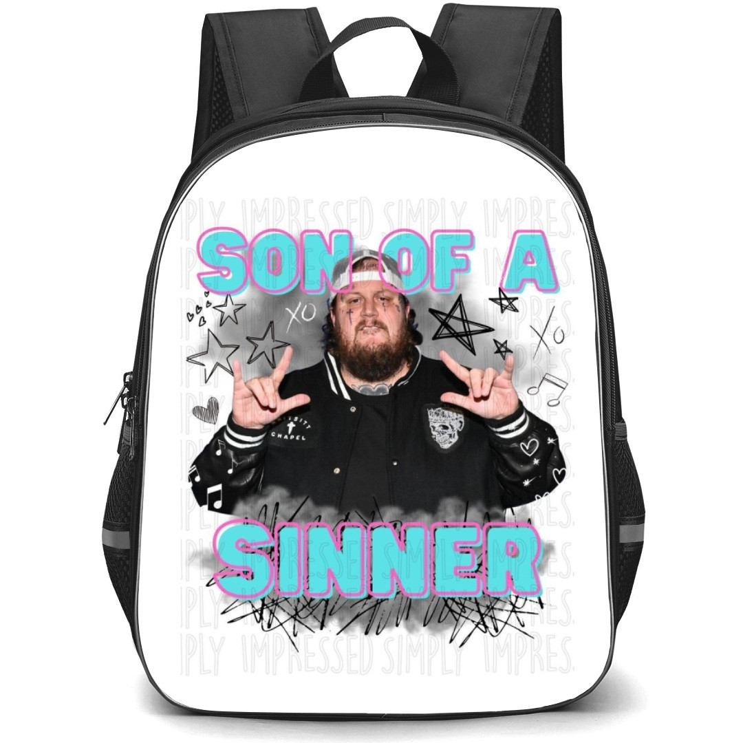 Jelly Roll Backpack StudentPack - Jelly Roll Son Of A Sinner Background