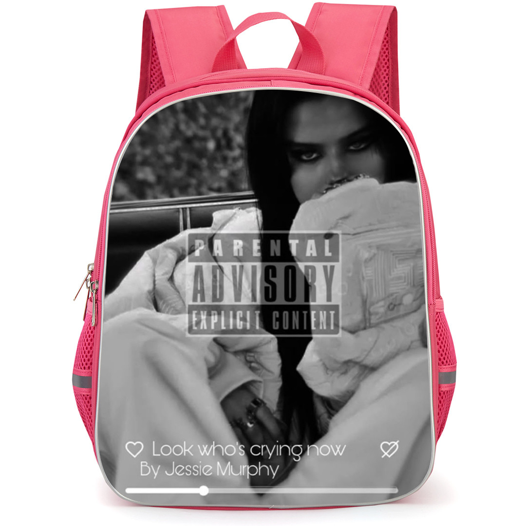 Jessie Murph Backpack StudentPack - Jessie Murph Look Whos Crying Song Playing Grayscale Poster