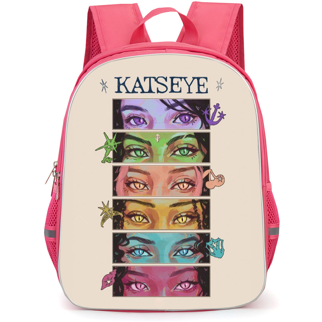 Katseye Backpack School Bag StudentPack - Eye Portrait Fantasy Illustration