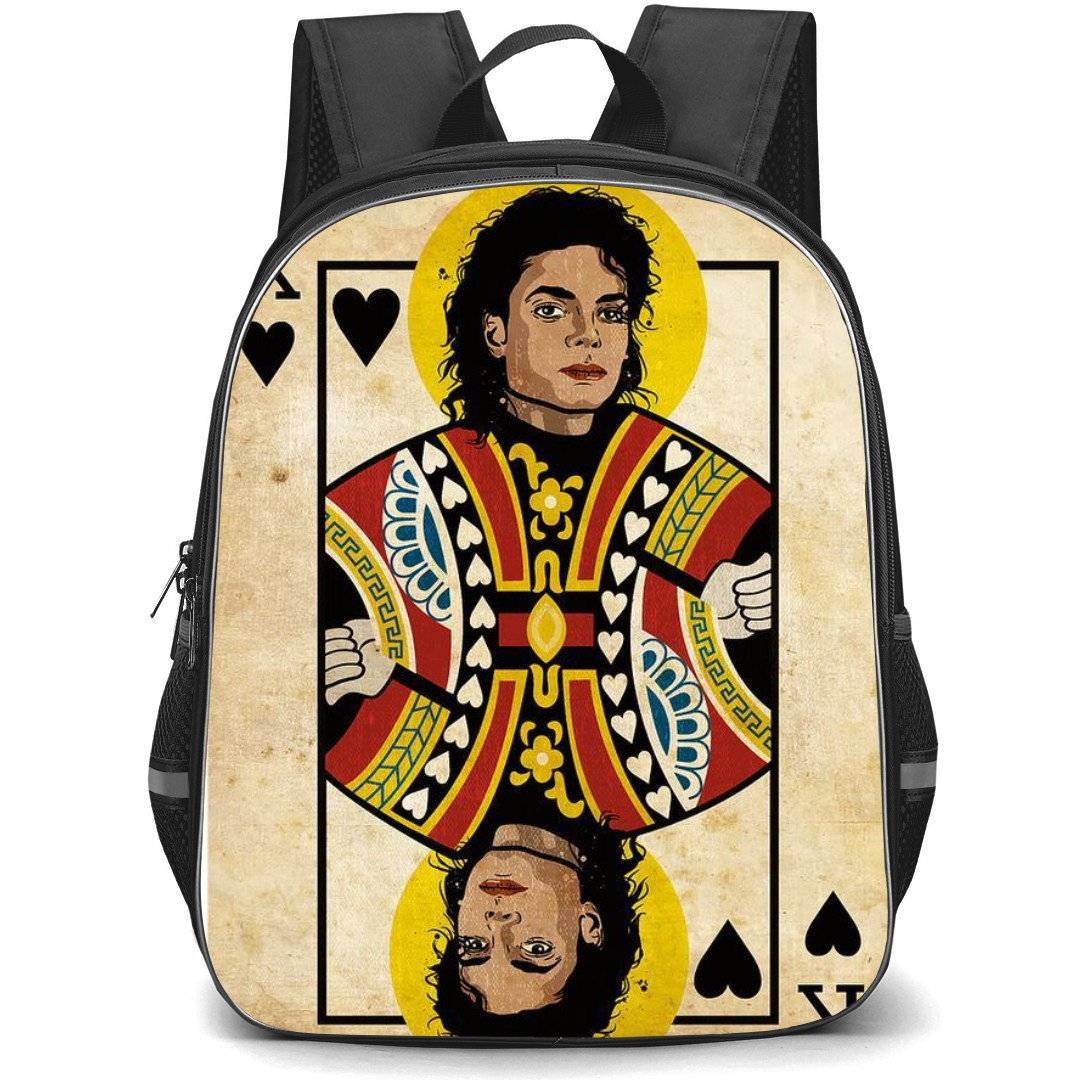 Michael Jackson Backpack StudentPack - Michael Jackson King Of Hearts Background