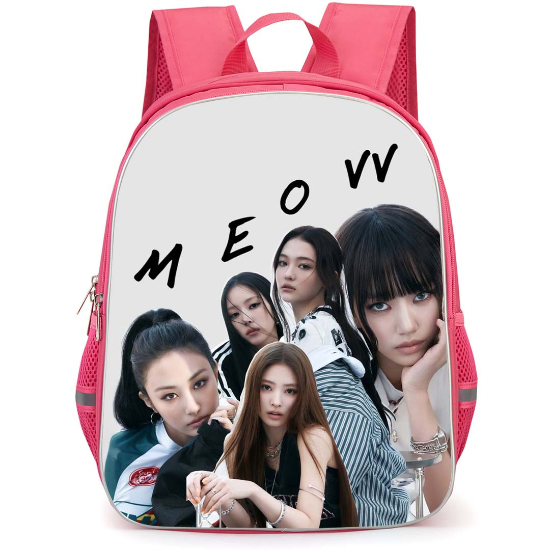 Pop Star Meovv Backpack StudentPack - Group Collage Poster