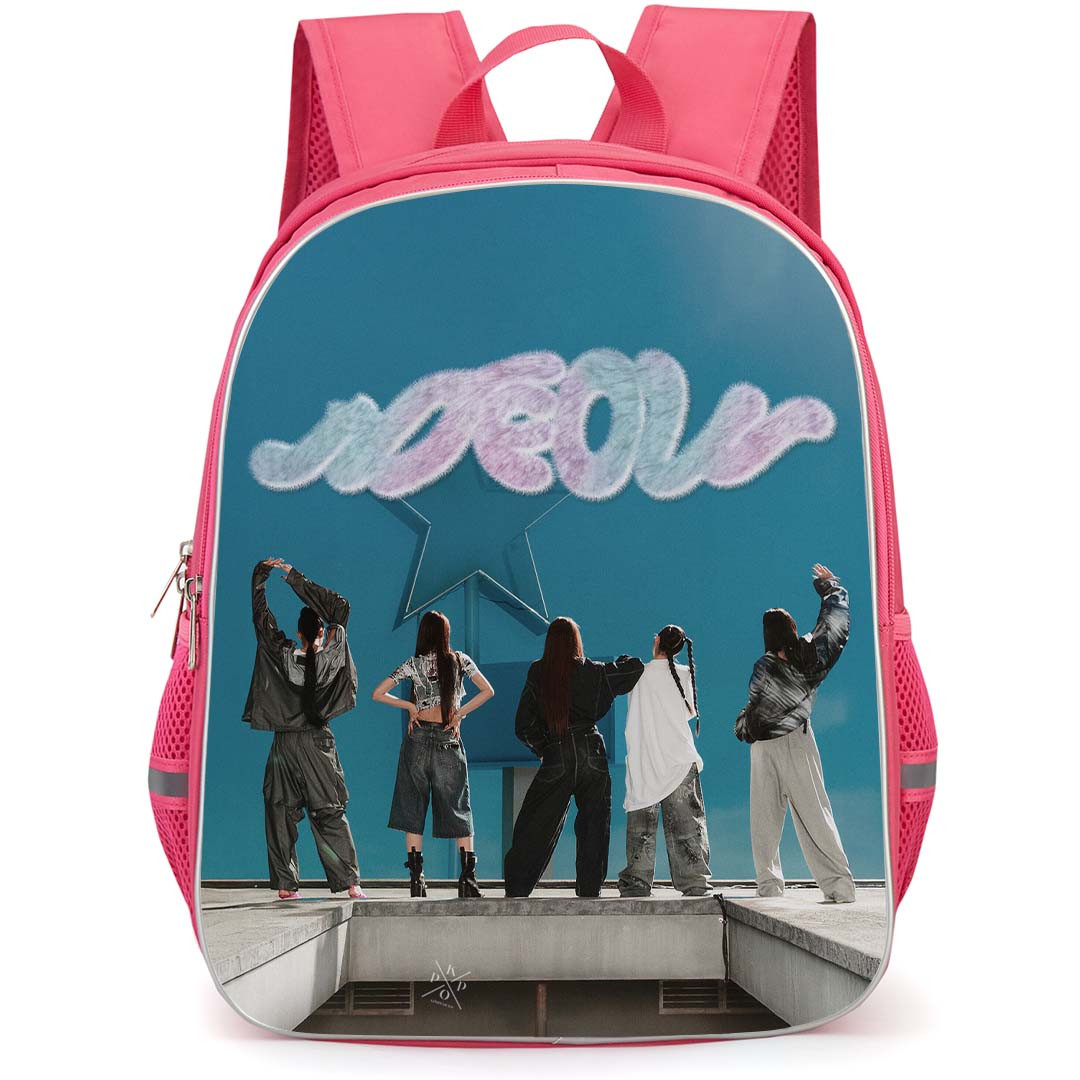 Pop Star Meovv Backpack StudentPack - Member Standing Back Poster