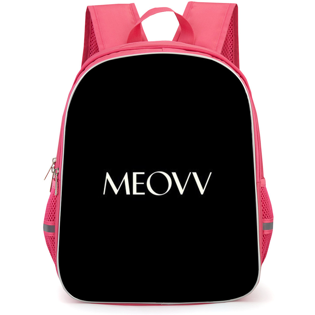 Pop Star Meovv Backpack StudentPack - White Logo On Black Background