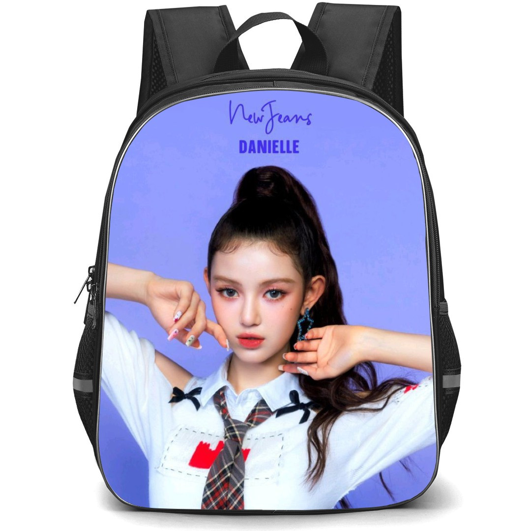 New Jeans Danielle Backpack StudentPack - Danielle Portrait Purple Background