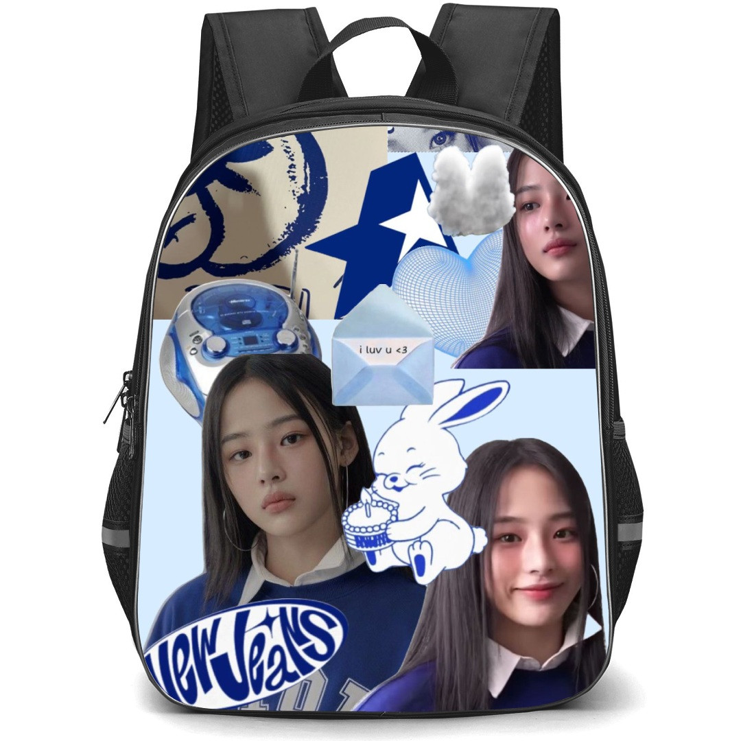 New Jeans Minji Backpack StudentPack - Minji Smiling Portrait Poster