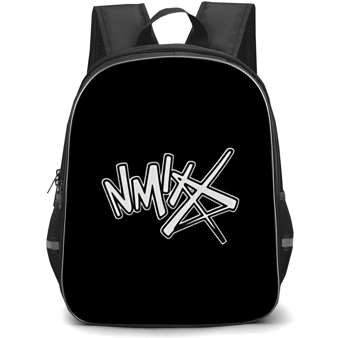 NMIXX Backpack StudentPack - NMIXX Logo Black and White Background