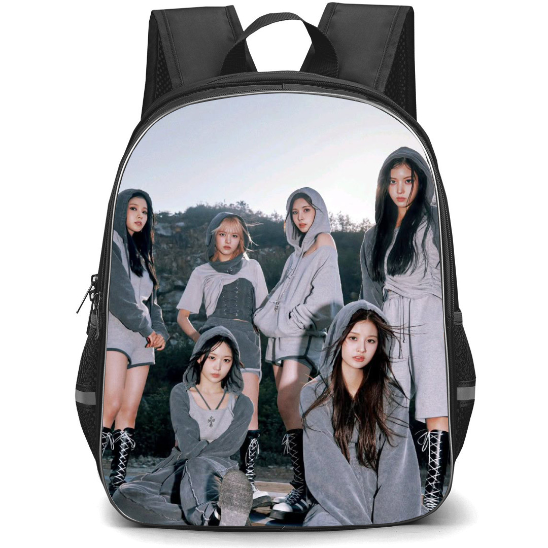 NMIXX Backpack StudentPack - NMIXX Group Serious Portrait Sky Background