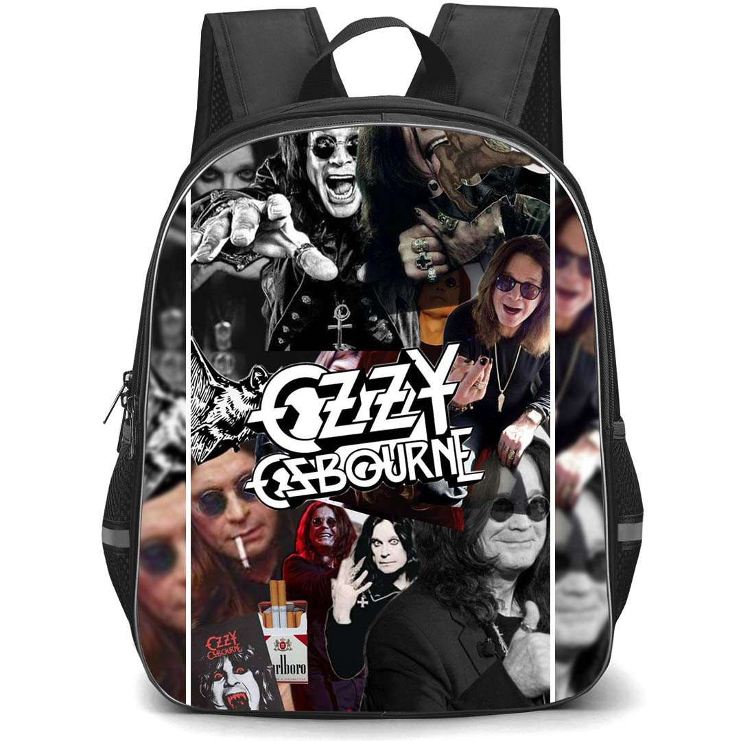 Pop Star Ozzy Osbourne Backpack StudentPack - Collage Poster