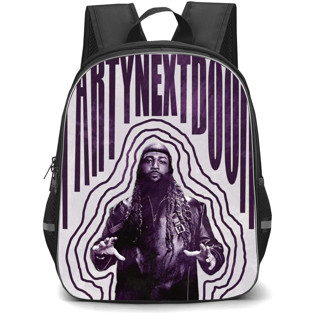 PARTYNEXTDOOR Backpack StudentPack - PartyNextDoor Portrait Purple Background