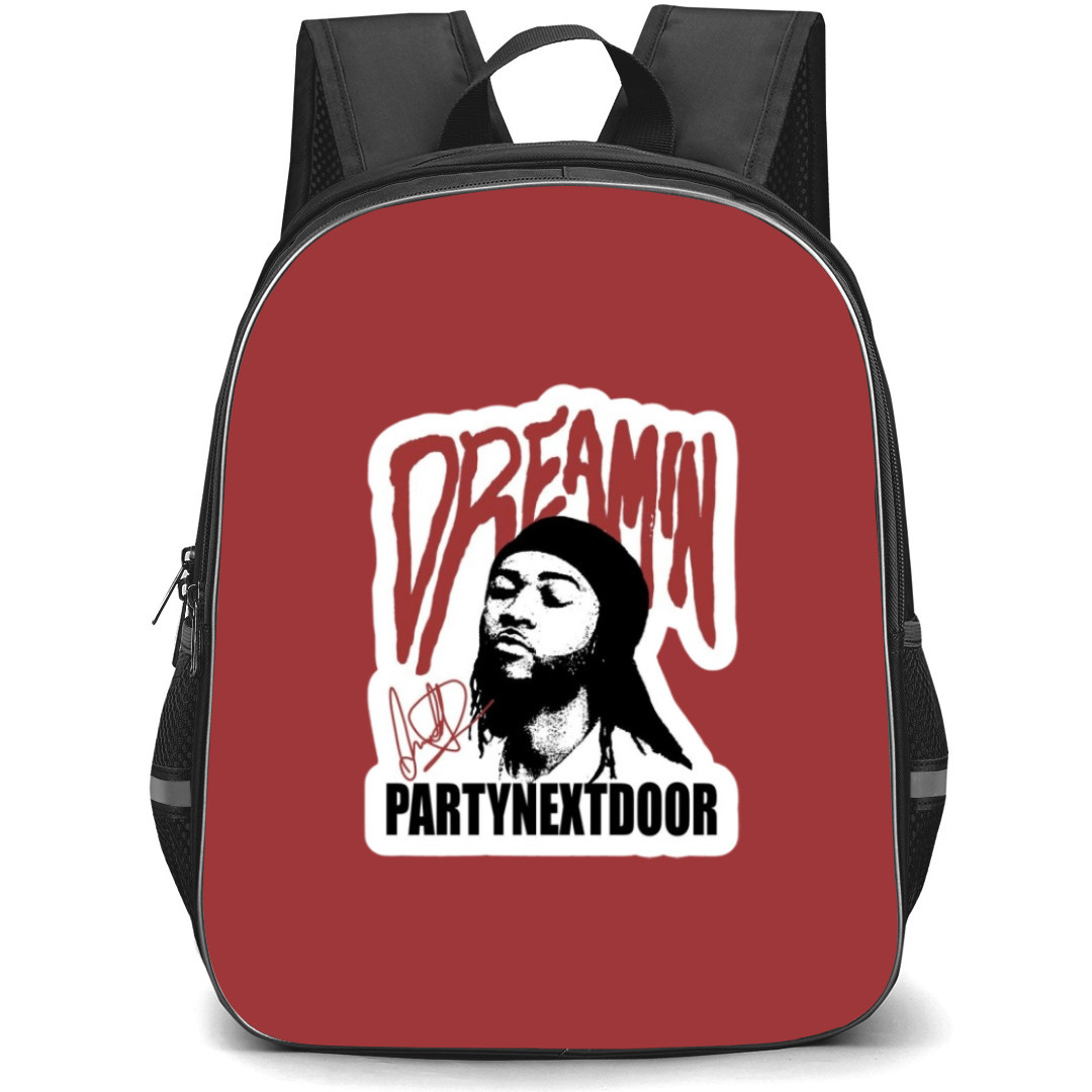 PARTYNEXTDOOR Backpack StudentPack - PartyNextDoor Dreamin Side Portrait Sticker Art