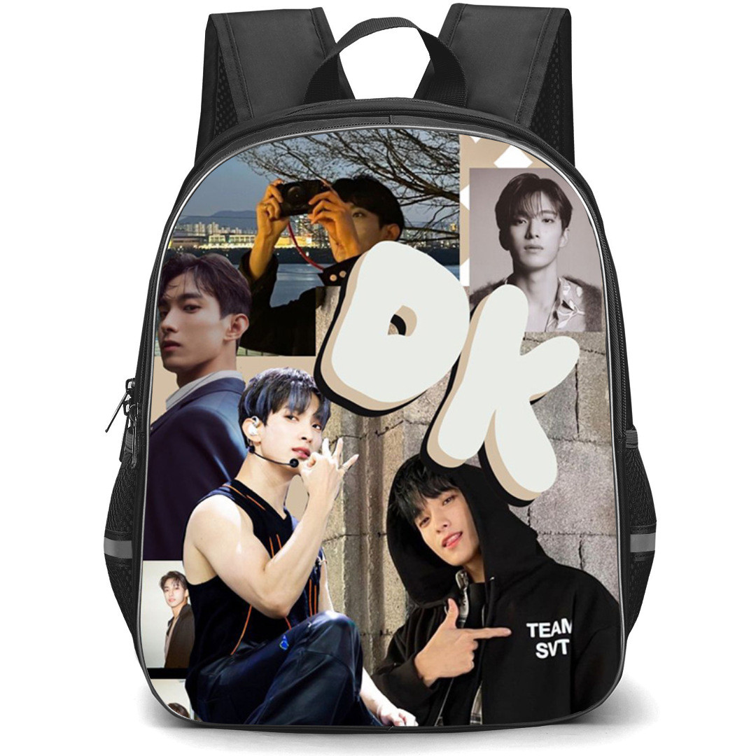 Seventeen DK Backpack StudentPack - DK SVT Collage Poster