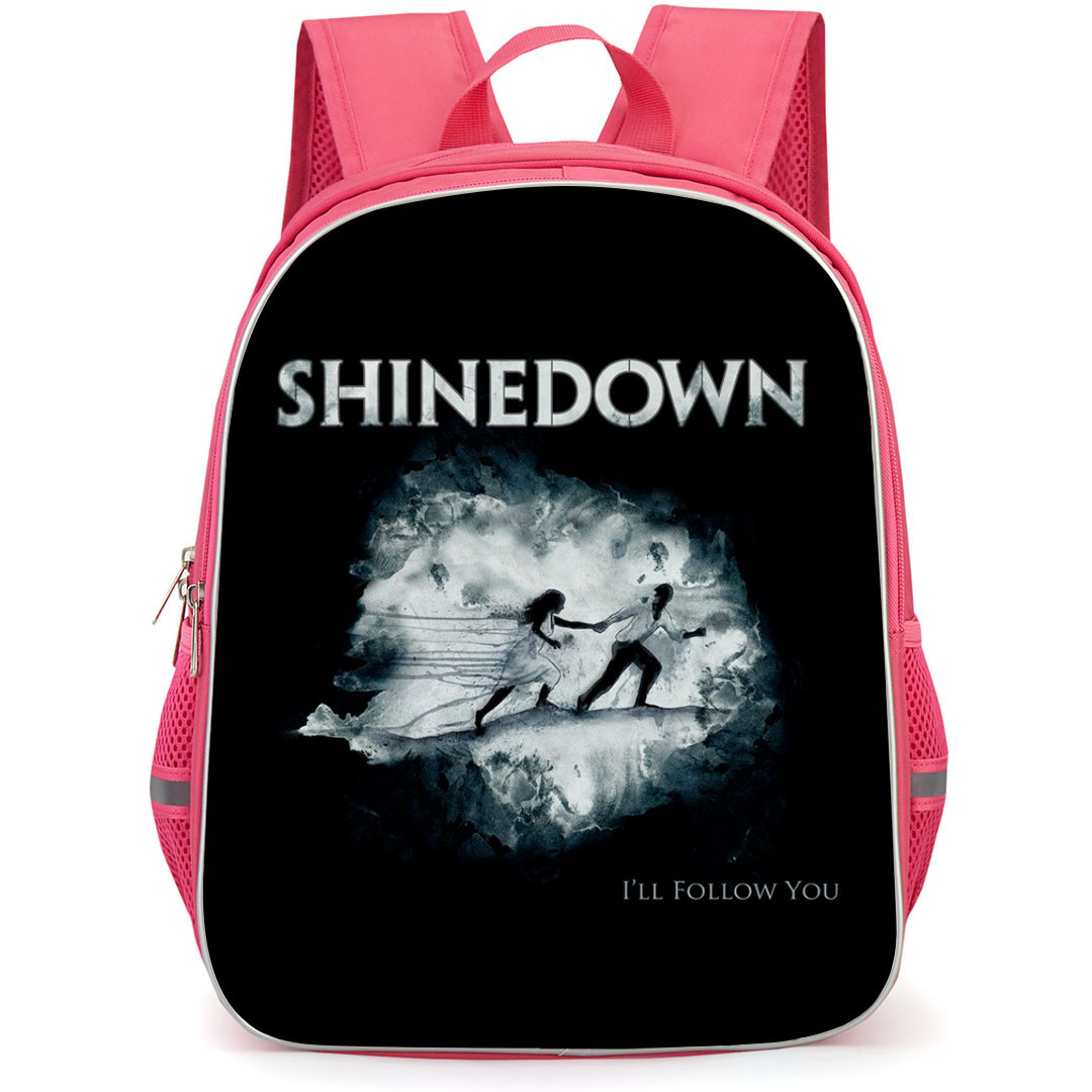Shinedown Backpack School Bag StudentPack - Shinedown I Will Follow You Cover Poster