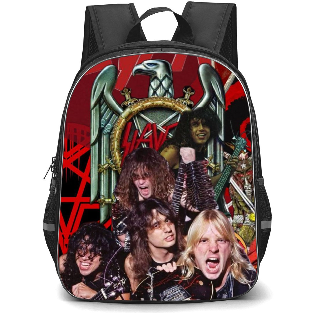 Slayer Backpack School Bag StudentPack - Shout Band Collage Poster