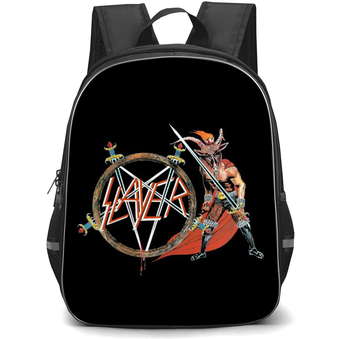 Slayer Backpack School Bag StudentPack - Show No Mercy Poster