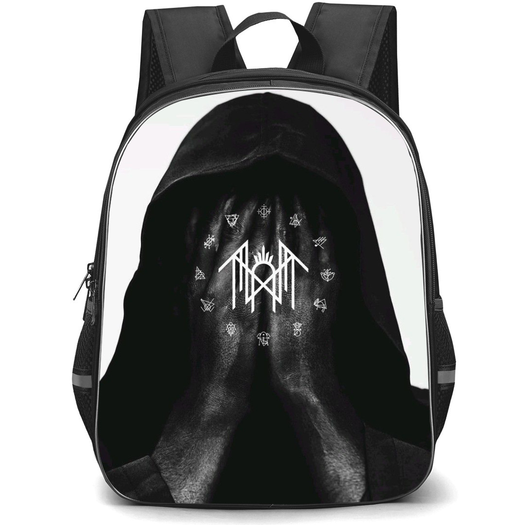 Sleep Token Backpack StudentPack - Sleep Token Greyscale White Background