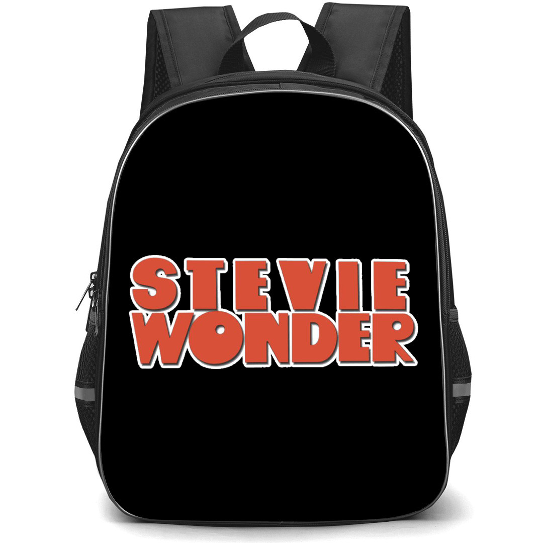 Stevie Wonder Backpack School Bag StudentPack - Wordmark Logo Sticker