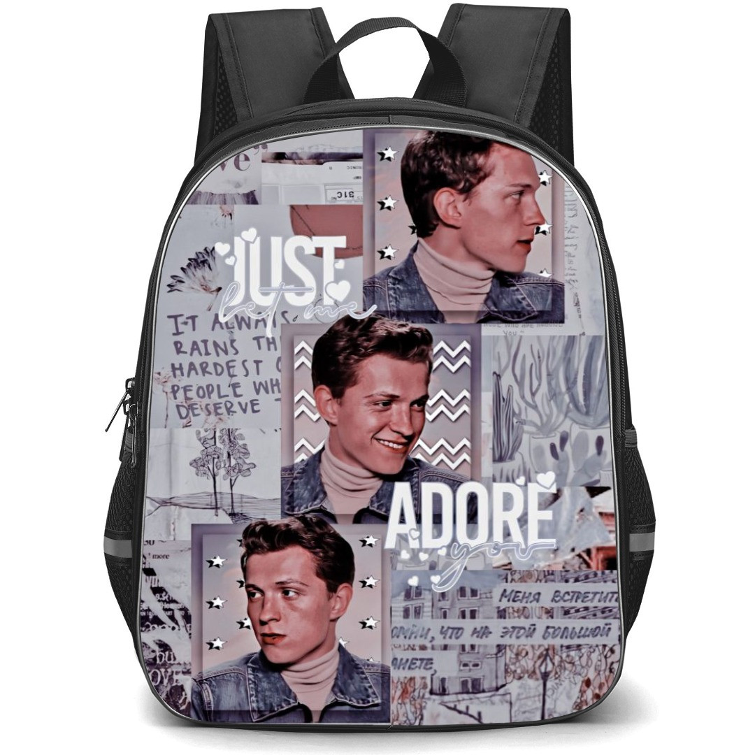 Pop Star Tom Holland Backpack StudentPack - Tom Holland Collage Just Adore