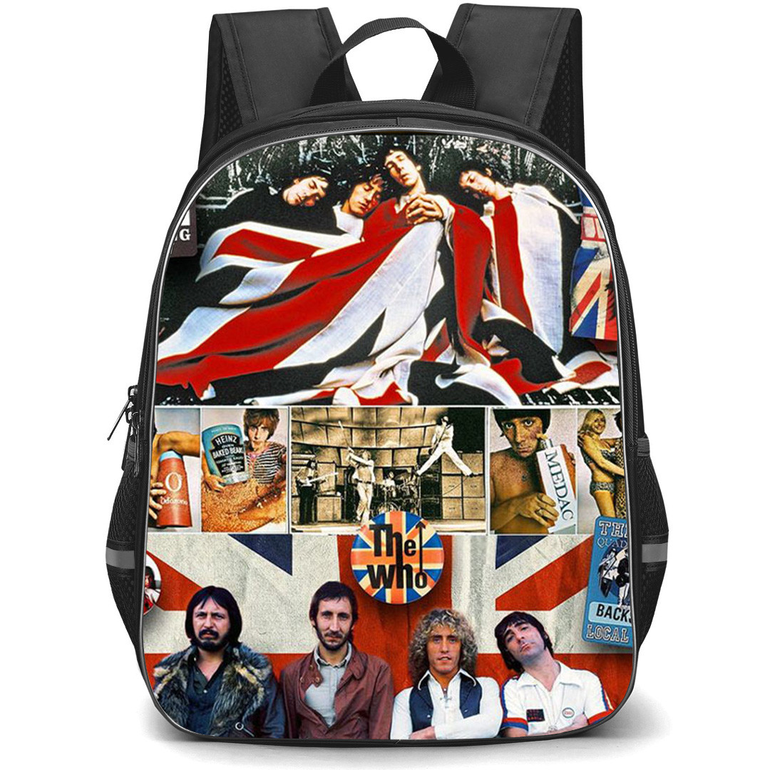 The Who Backpack School Bag StudentPack - The Who Vivid Color Tribute Poster