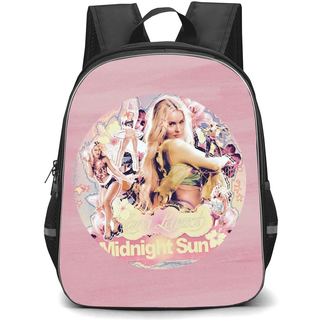 Zara Larsson Backpack School Bag StudentPack - Zara Larsson Fan Made Poster Of Mid Night Sun Album
