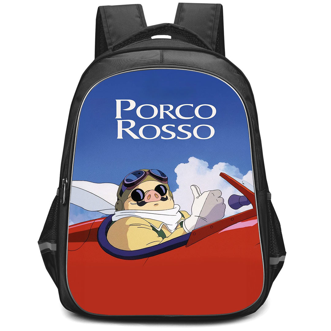 Porco Rosso Backpack StudentPack - Porco Rosso 1992 Official Poster