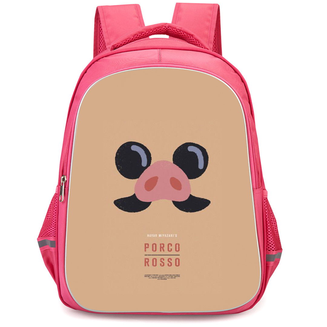 Porco Rosso Marco Pagot Backpack StudentPack - Marco Pagot Avatar On Brown Background