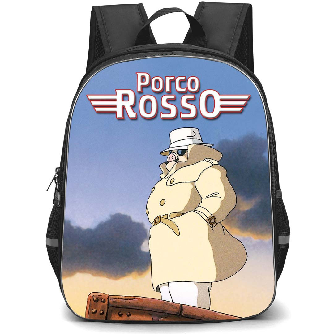 Porco Rosso Marco Pagot Backpack StudentPack - Marco Pagot Standing Poster