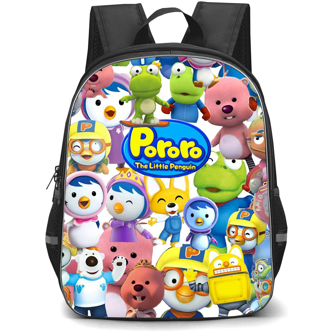 Pororo The Little Penguin Backpack School Bag StudentPack - Pororo The Little Penguin Collage Poster