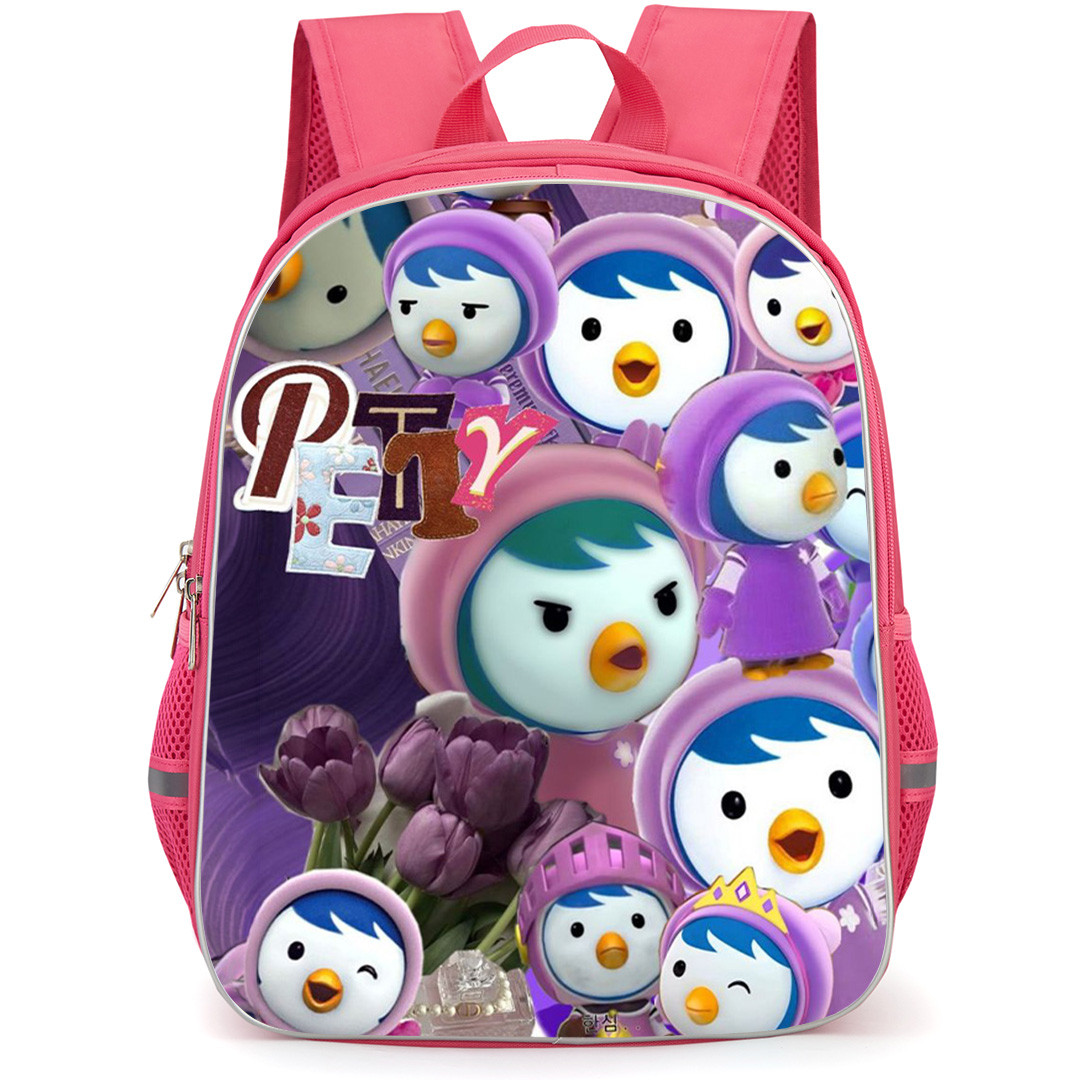 Pororo The Little Penguin Petty Backpack School Bag StudentPack - Pororo The Little Penguin Petty Collage Poster