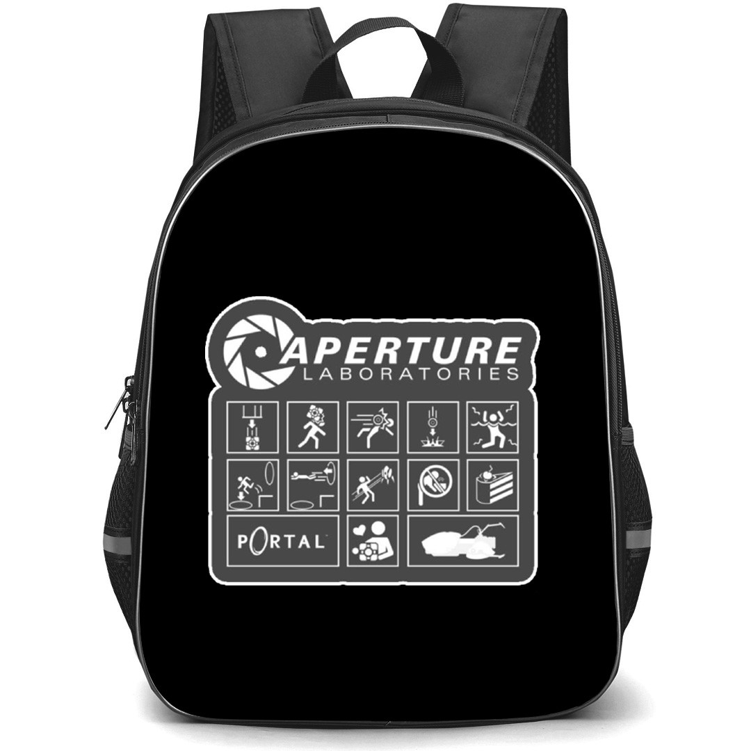 Portal Backpack School Bag StudentPack - Portal Aperture Laboratories Sticker