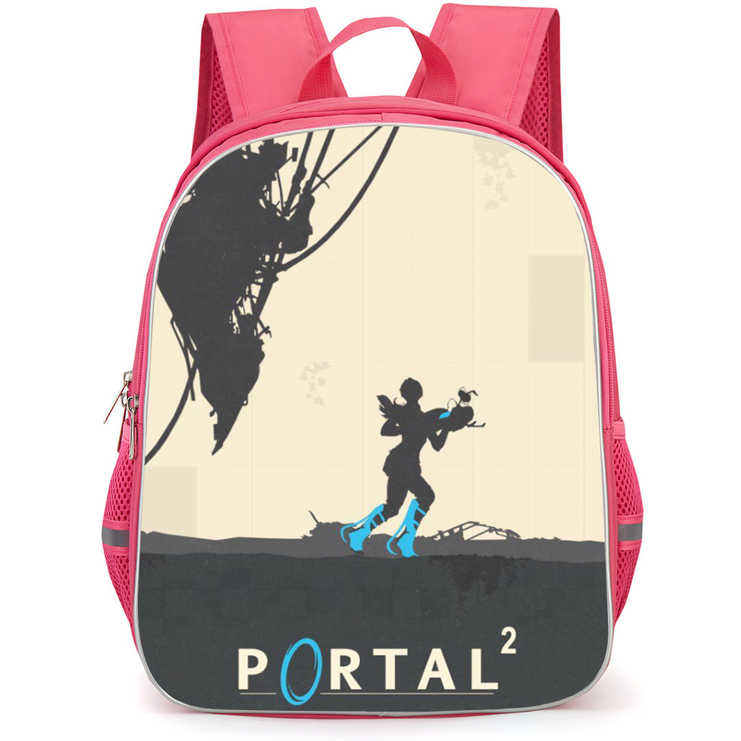 Portal Backpack School Bag StudentPack - Portal Silhouette Art Poster