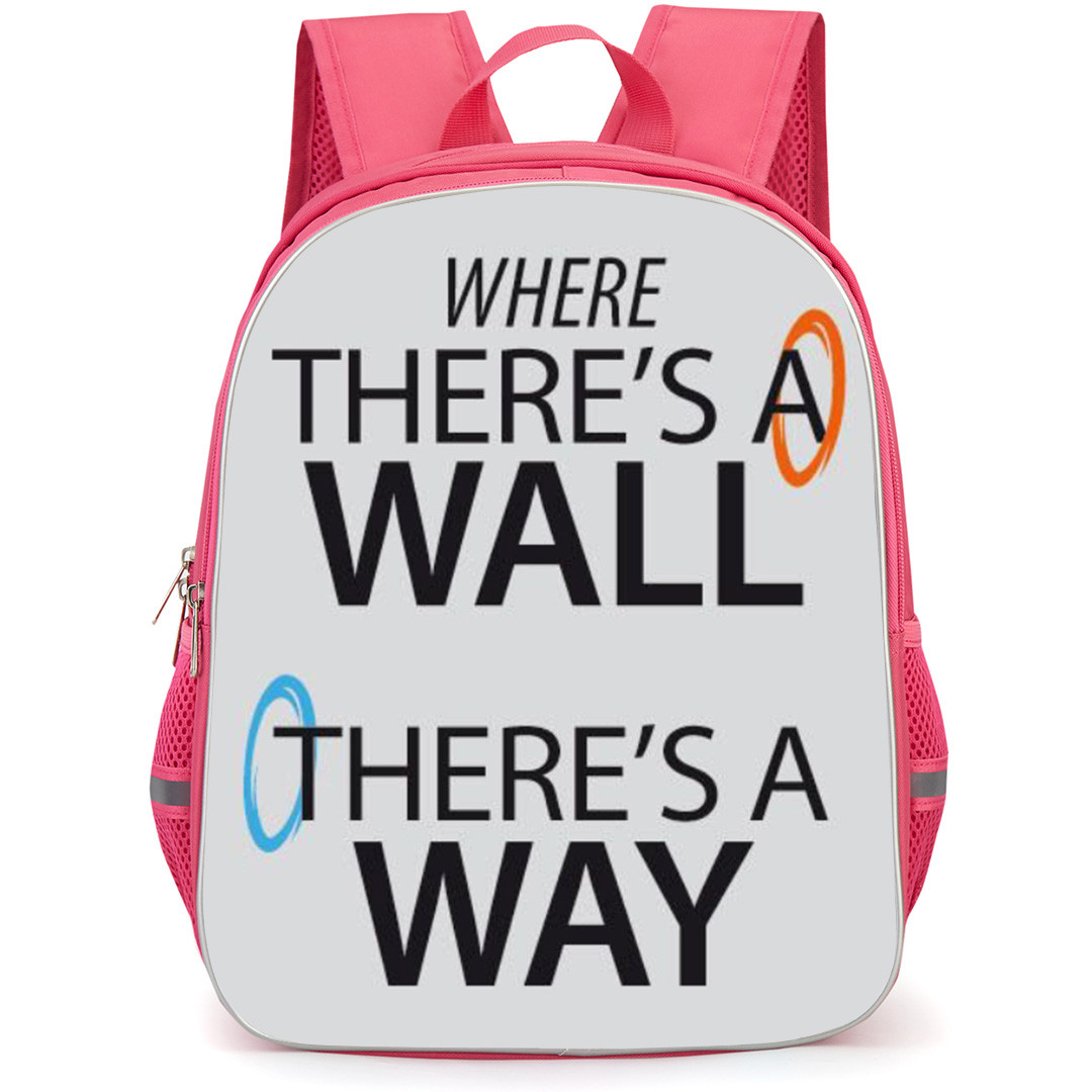 Portal Backpack School Bag StudentPack - Portal Theres A Way Phrase Poster