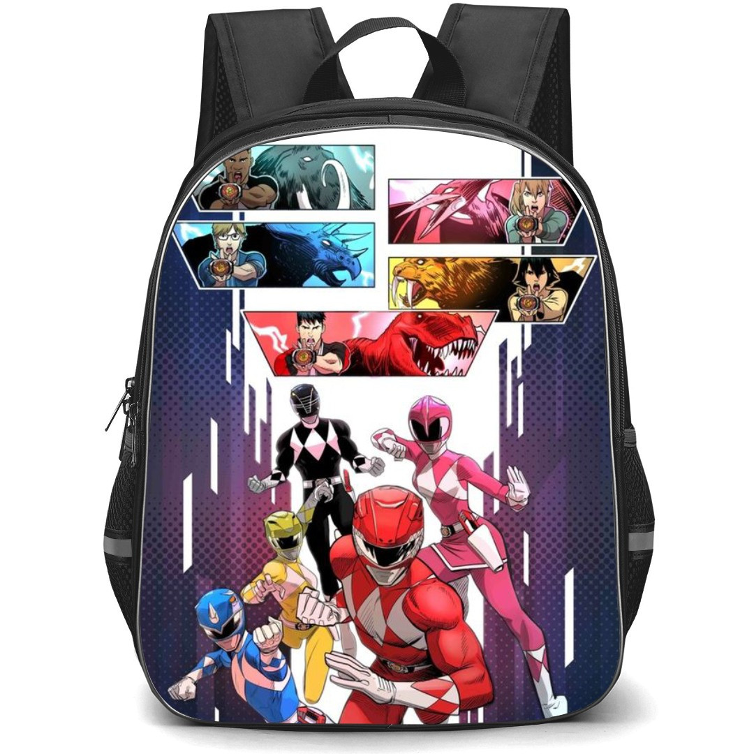 Mighty Morphin Power Rangers Backpack StudentPack - Power Rangers Characters Comic Art