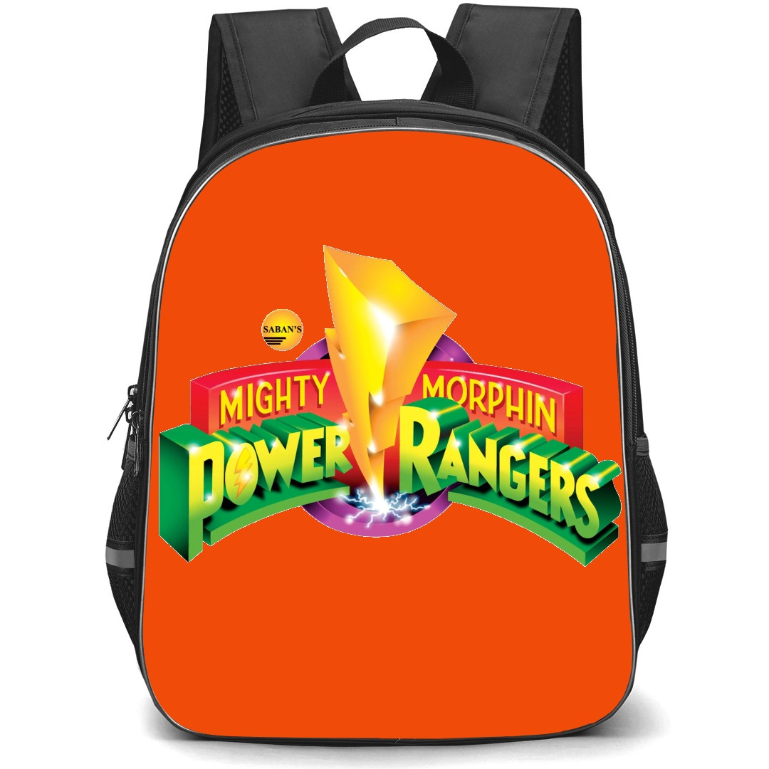 Mighty Morphin Power Rangers Backpack StudentPack - Mighty Morphin Power Rangers Logo Red Green