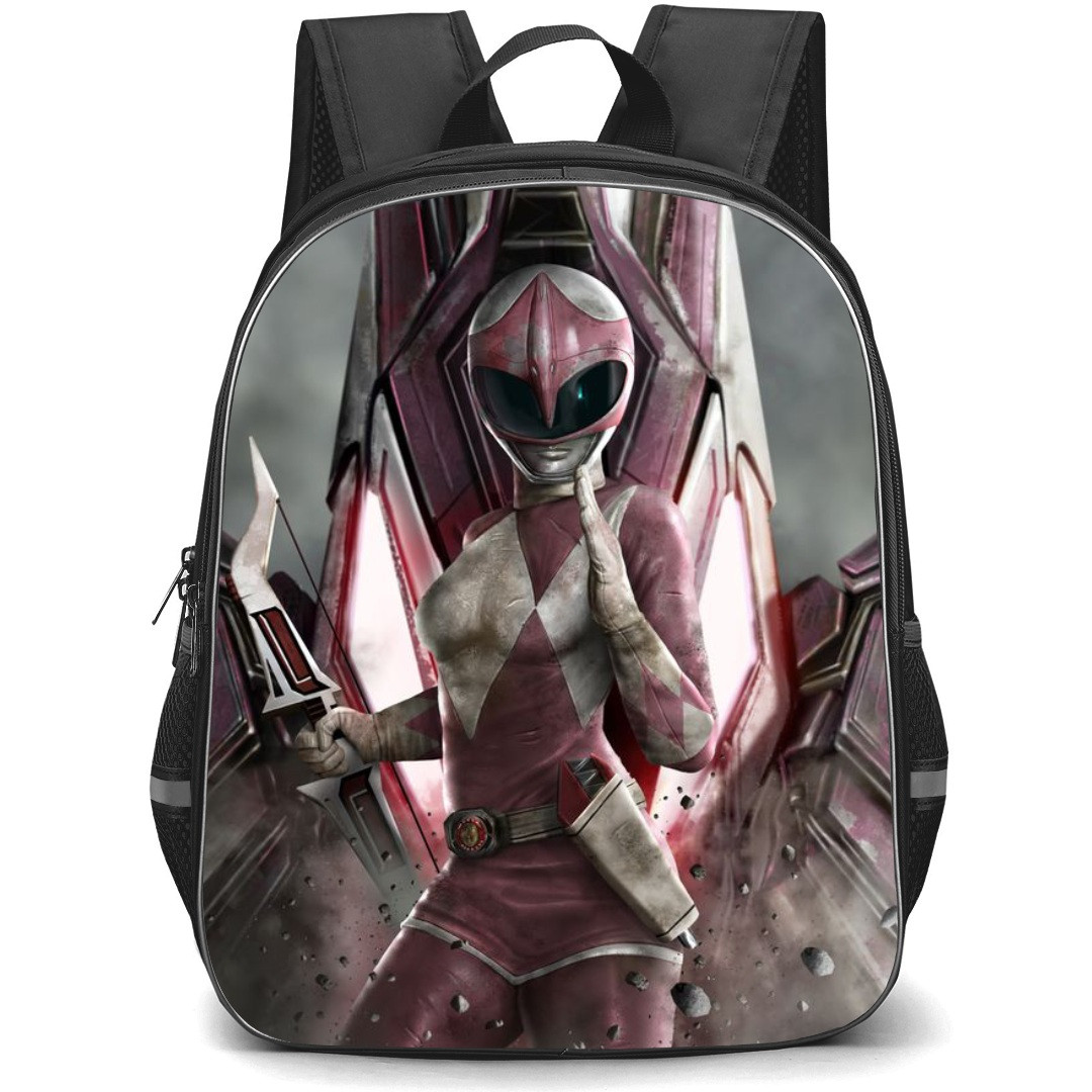 Mighty Morphin Power Rangers Pink Ranger Backpack StudentPack - Pink Ranger Character Art