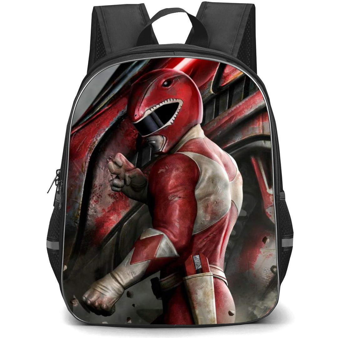 Mighty Morphin Power Rangers Red Ranger Backpack StudentPack - Red Ranger Character Art