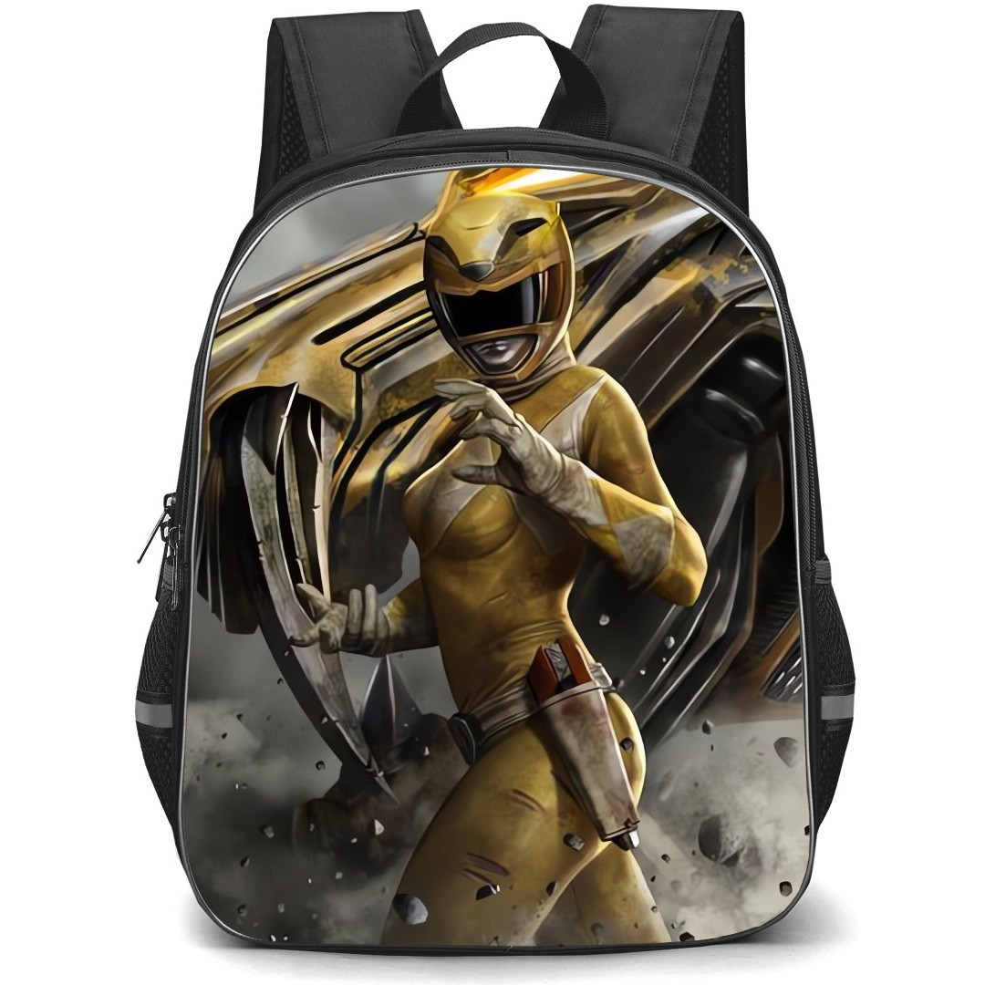 Mighty Morphin Power Rangers Yellow Ranger Backpack StudentPack - Yellow Ranger Character Art