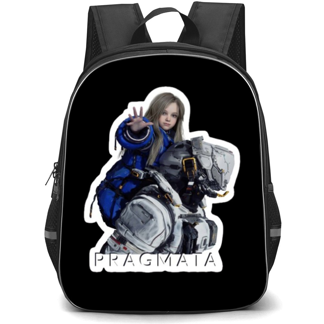 Pragmata Backpack School Bag StudentPack - Diana And Hugh Williams Attack Stance Sticker