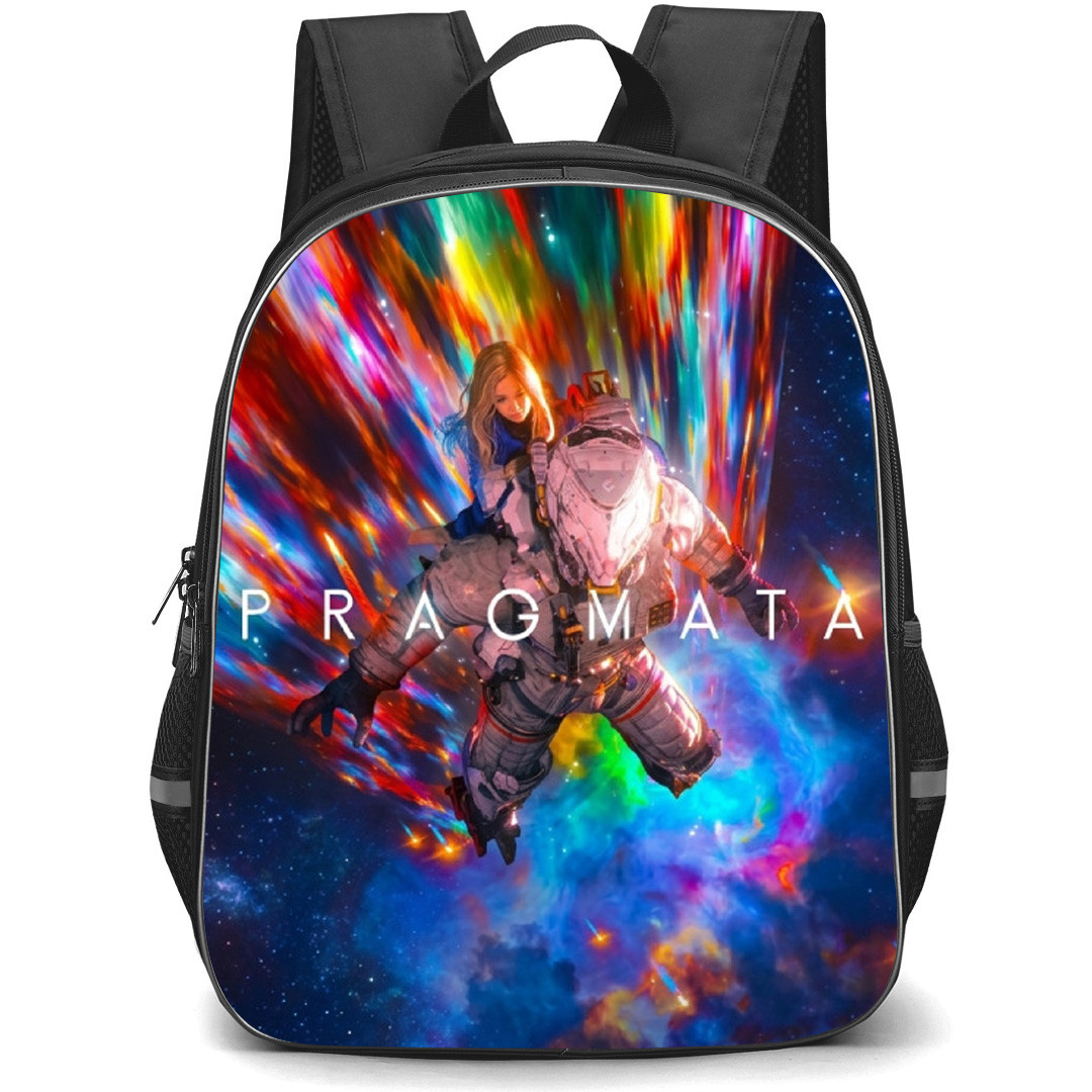 Pragmata Backpack School Bag StudentPack - Diana And Hugh Williams Flying In Universe Poster