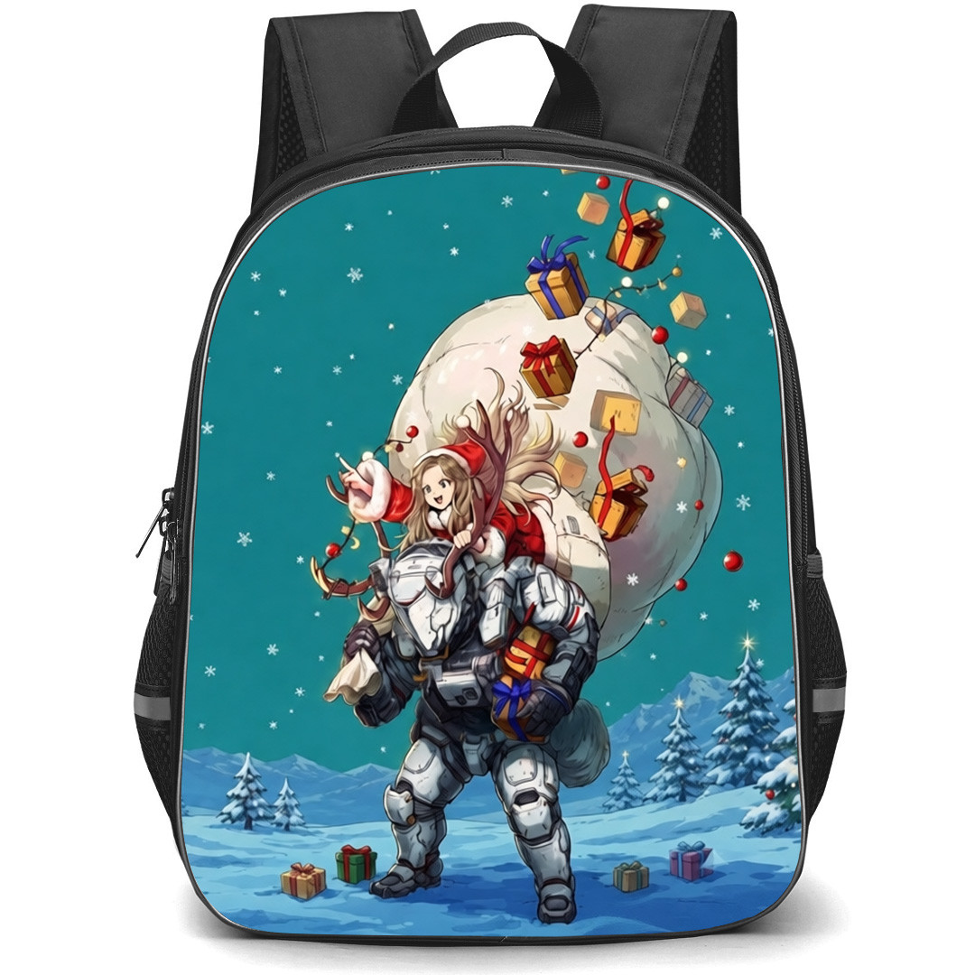 Pragmata Backpack School Bag StudentPack - Diana And Hugh Williams Merry Christmas Poster