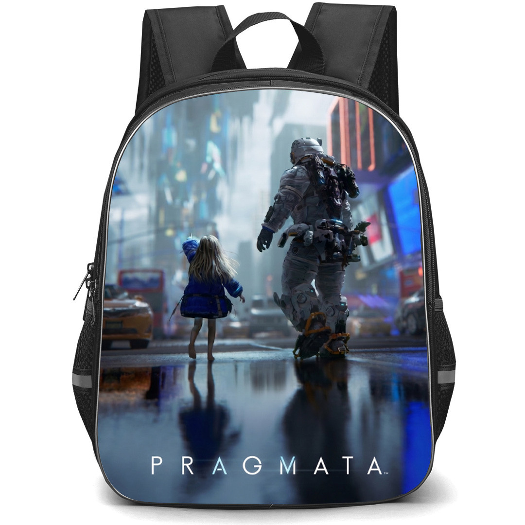 Pragmata Backpack School Bag StudentPack - Diana And Hugh Williams Walking Back Poster