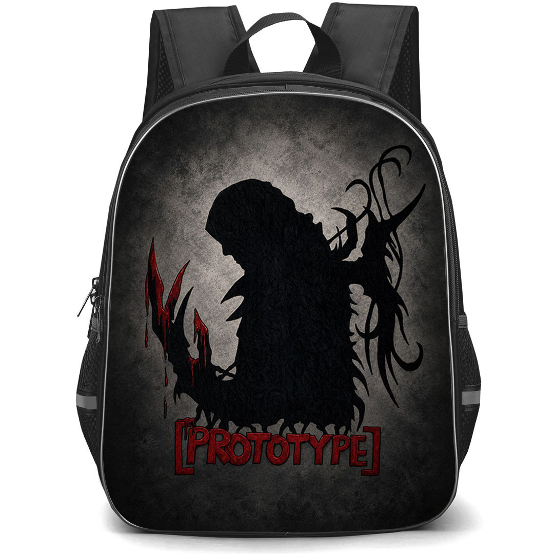 Prototype Backpack School Bag StudentPack - Prototype Bloody Claw Illustration Art Poster