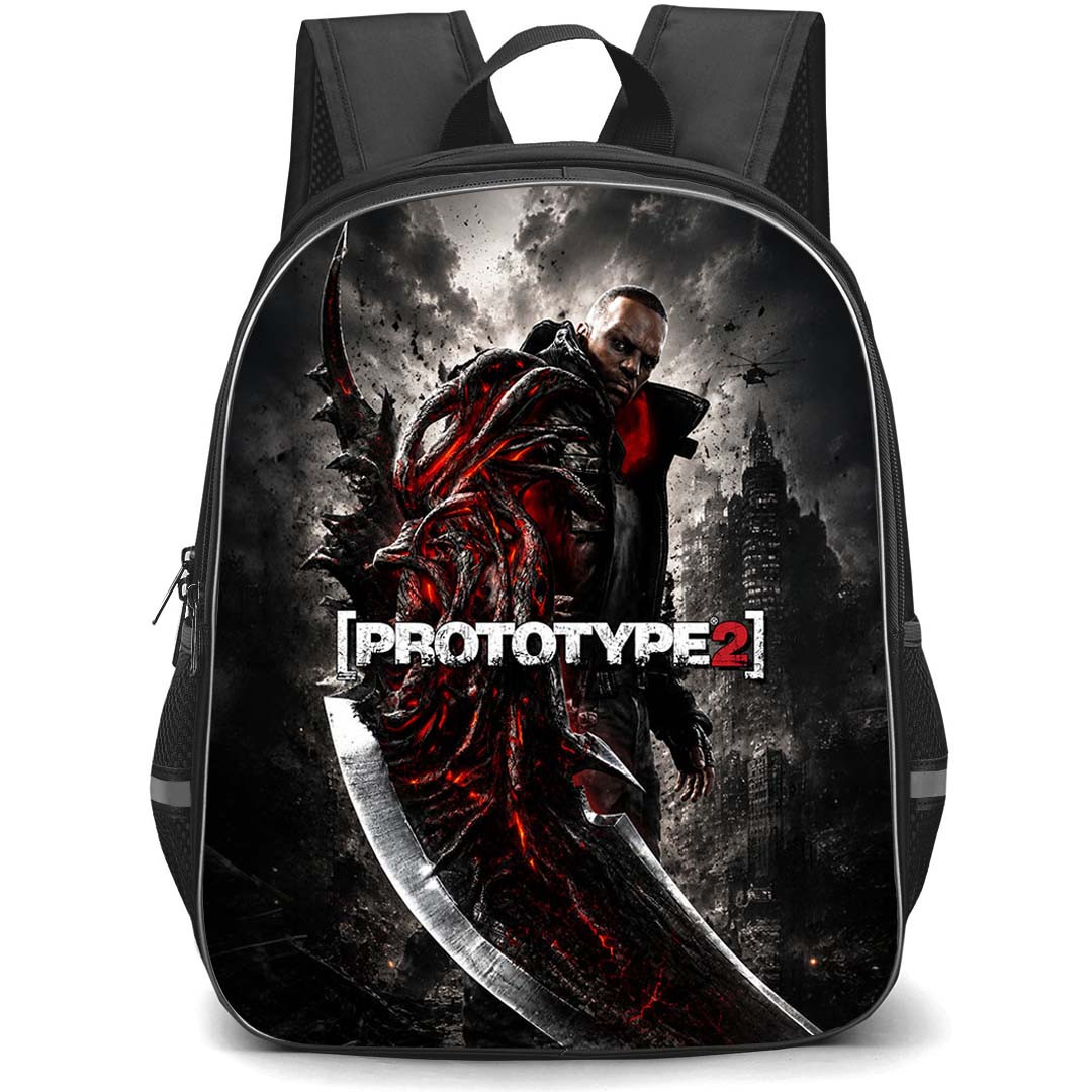 Prototype James Heller Backpack School Bag StudentPack - James Heller Symbiote Blade Poster