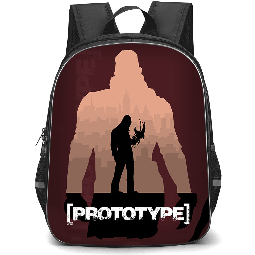 Prototype Backpack School Bag StudentPack - Prototype Minimal Silhouette Art Poster