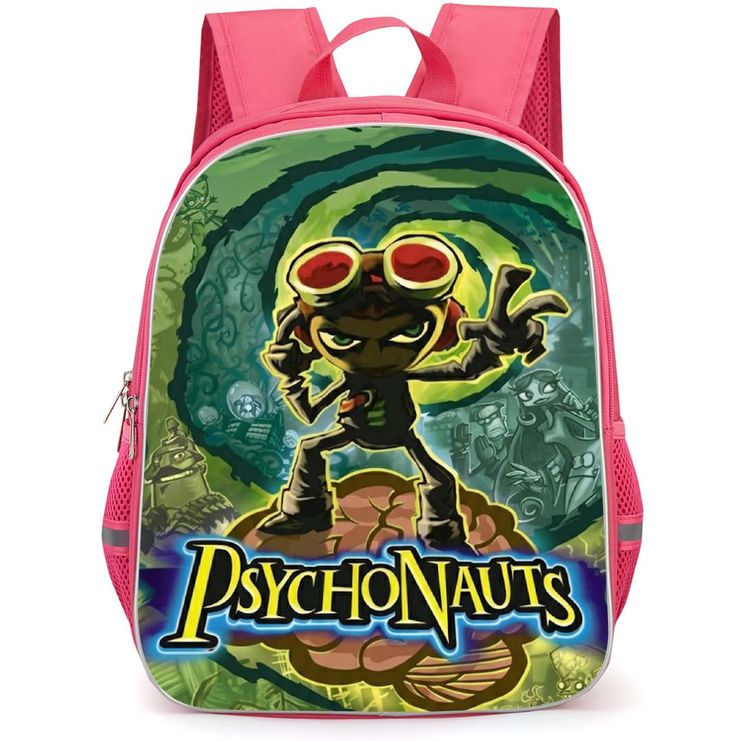 Psychonauts Backpack School Bag StudentPack - Psychonauts Fierce Fighting Stance Game Poster
